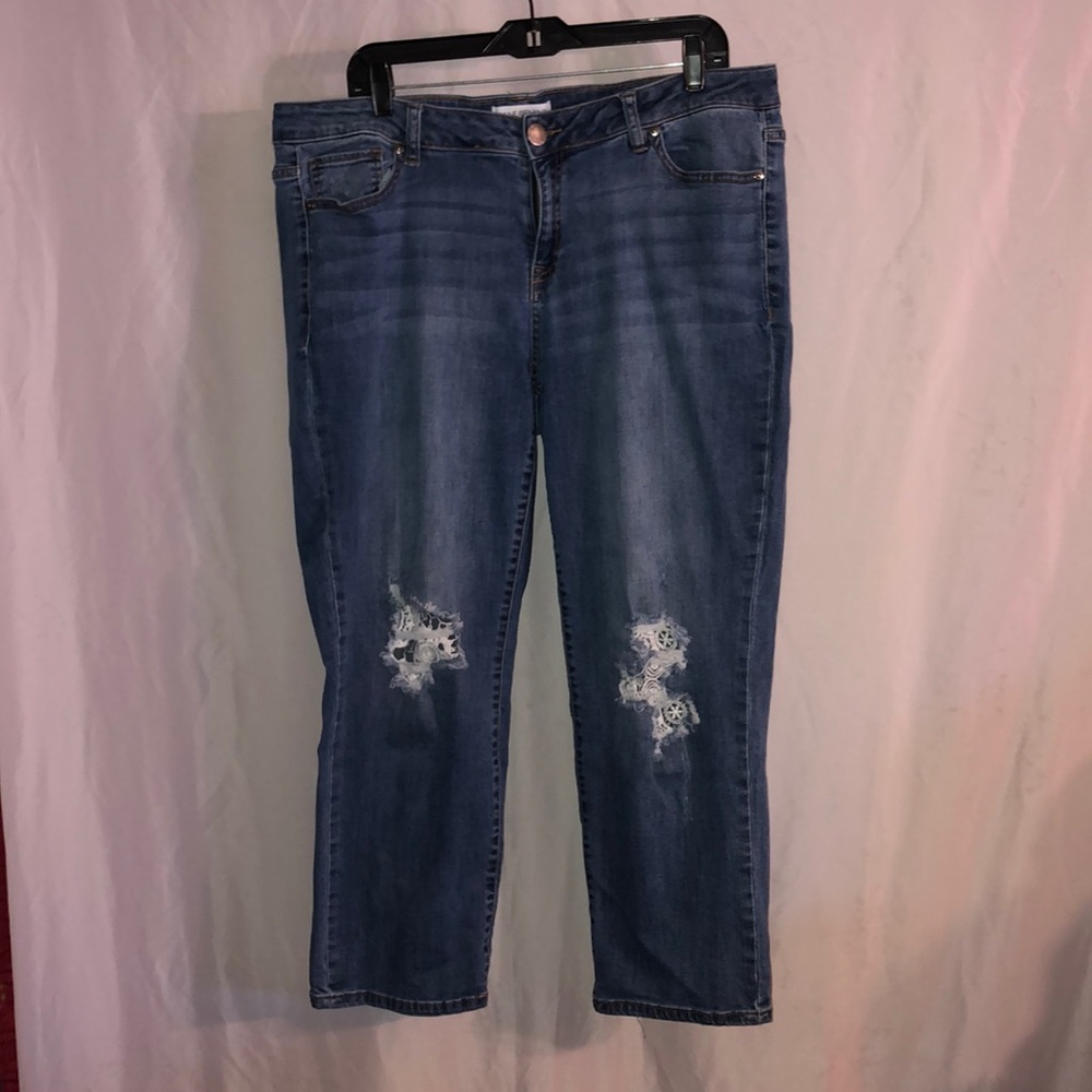 Lane bryant Denim capris